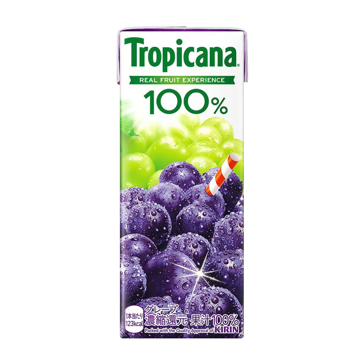 【アウトレット】トロピカーナ　１００％　グレープ　ＬＬスリム250ml 260110