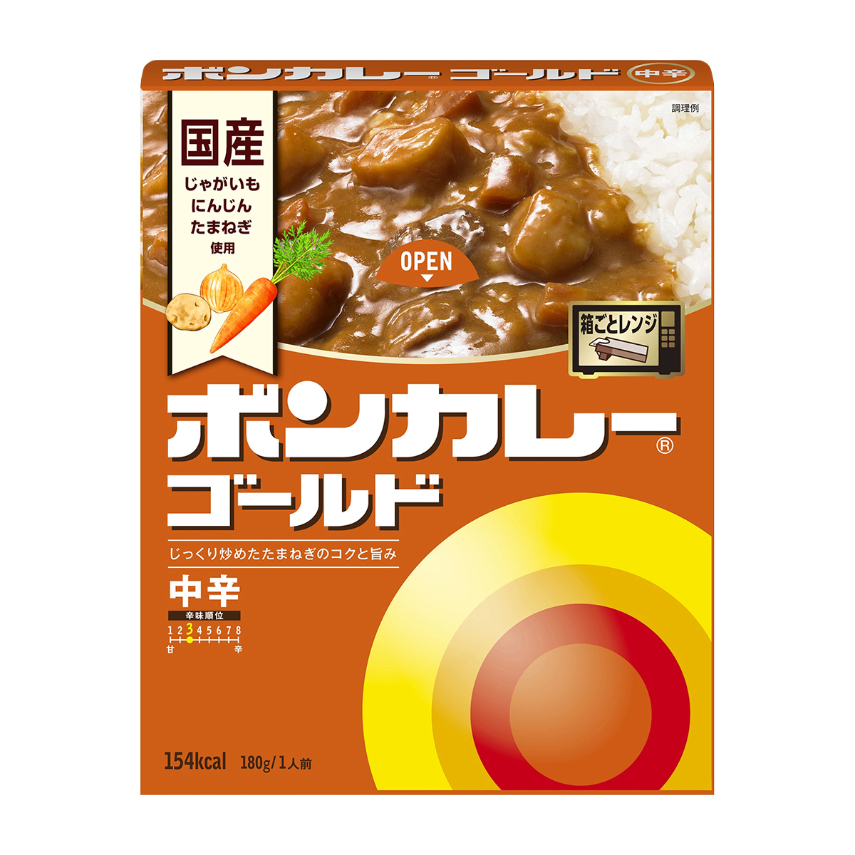 大塚食品　ボンカレーゴールド　中辛