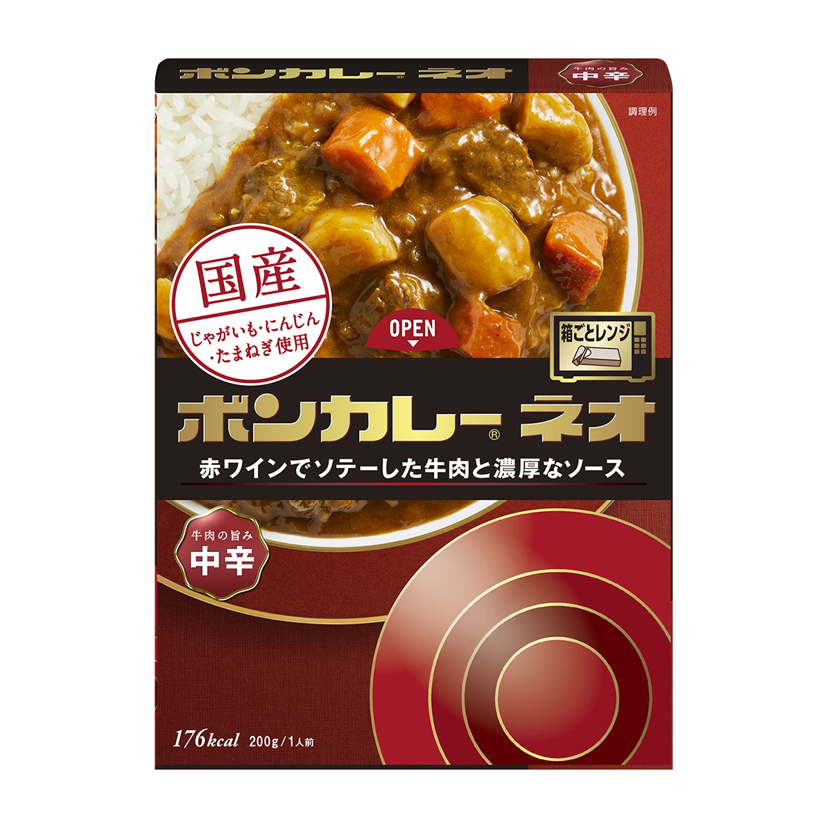 大塚食品　ボンカレーネオ　牛肉の旨み　中辛