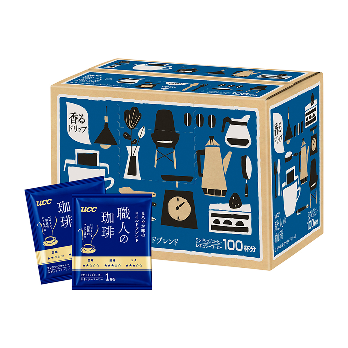 UCC　職人の珈琲ワンドリップコーヒーまろやか味のマイルドブレンド700g