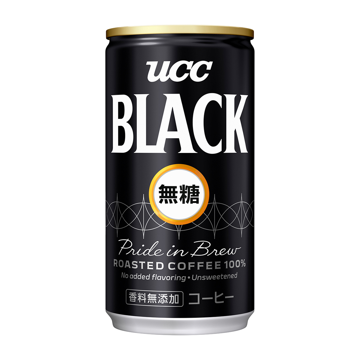 UCC　ブラック無糖缶　185ｇ(単品)