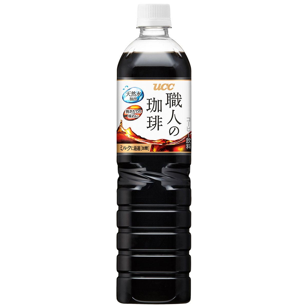 UCC　職人の珈琲ミルクに最適PET　900ml(ケース　12本)