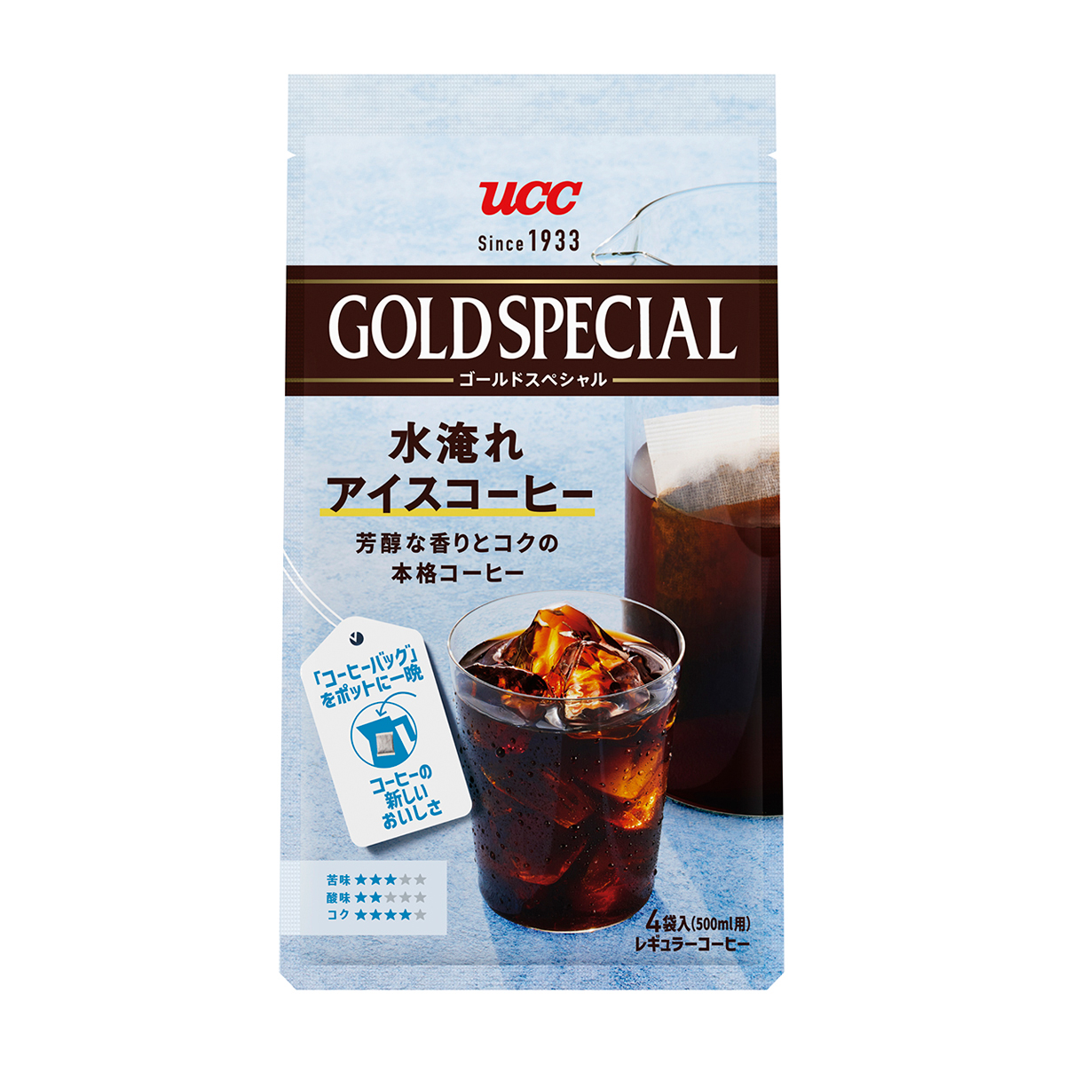 UCC　ゴールドスペシャルコーヒーバッグ水淹れアイスコーヒー30g(単品)