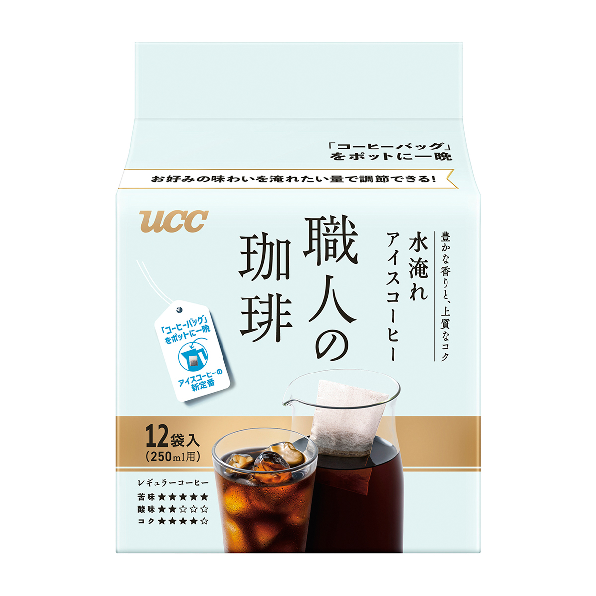 UCC　職人の珈琲コーヒーバッグ水淹れアイスコーヒー12g(単品