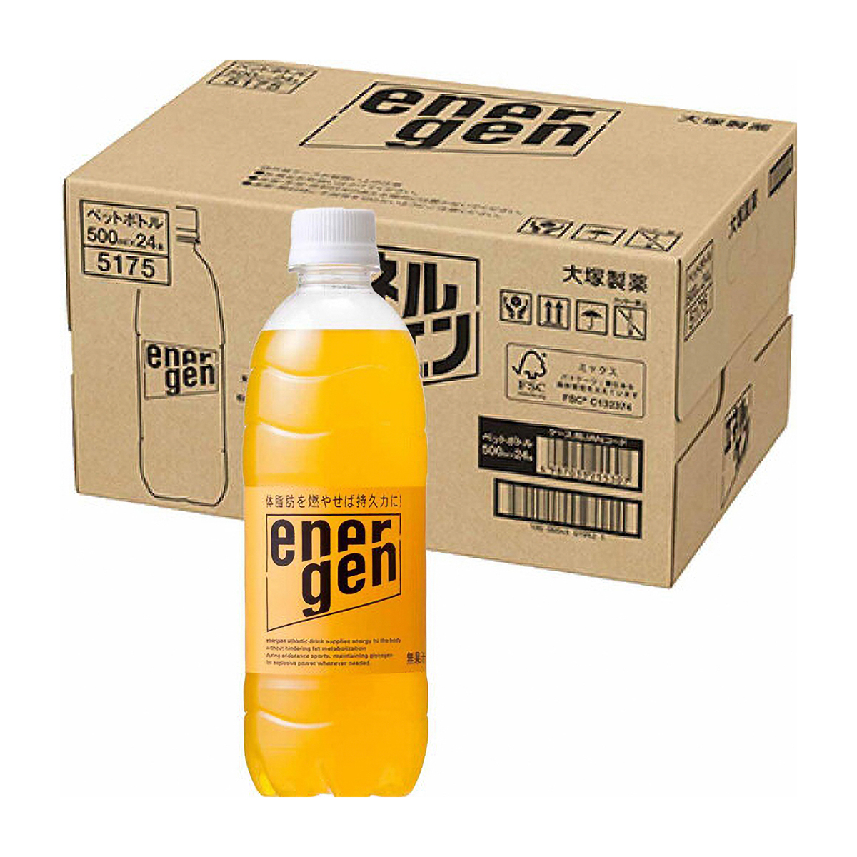 エネルゲン　５００ＰＥＴ (ケース24本)