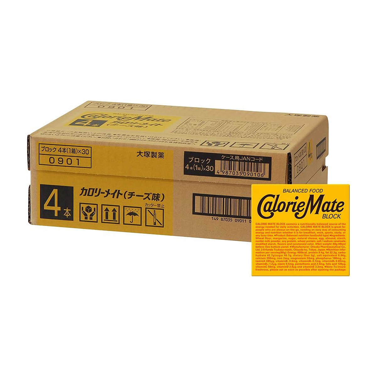 カロリーメイト　ブロックチーズ　4Ｐ（ケース30個）