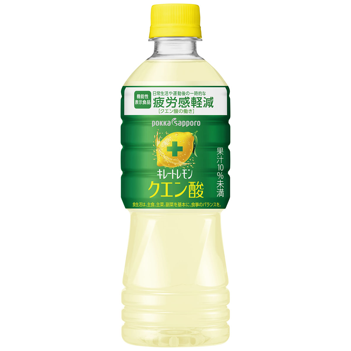 ポッカサッポロ　キレートレモンクエン酸　５２５ｍｌＰＥＴ　【ケース２４本】 260410