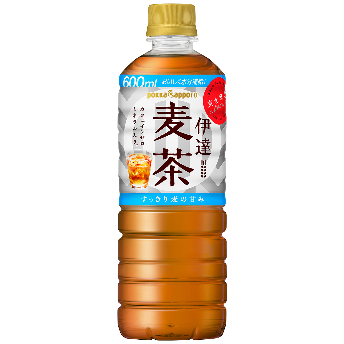 ポッカサッポロ　伊達麦茶　６００ｍｌＰＥＴ　【ケース２４本】 260731