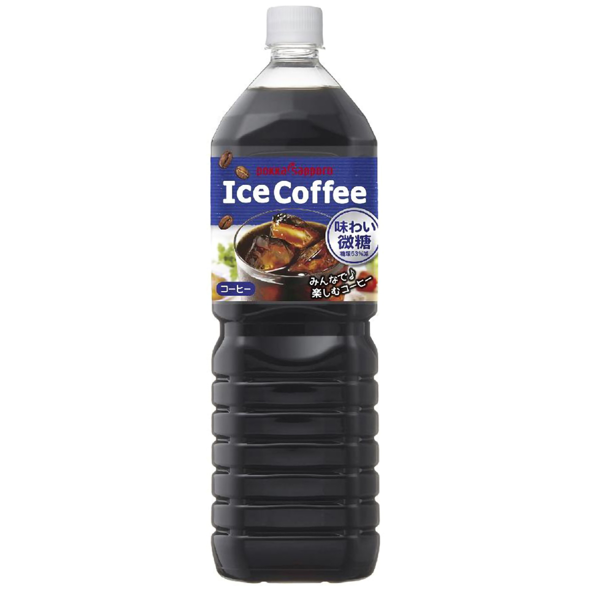 ポッカサッポロ　アイスコーヒー　あじわい微糖　１５００ｍｌ【ケース８本】