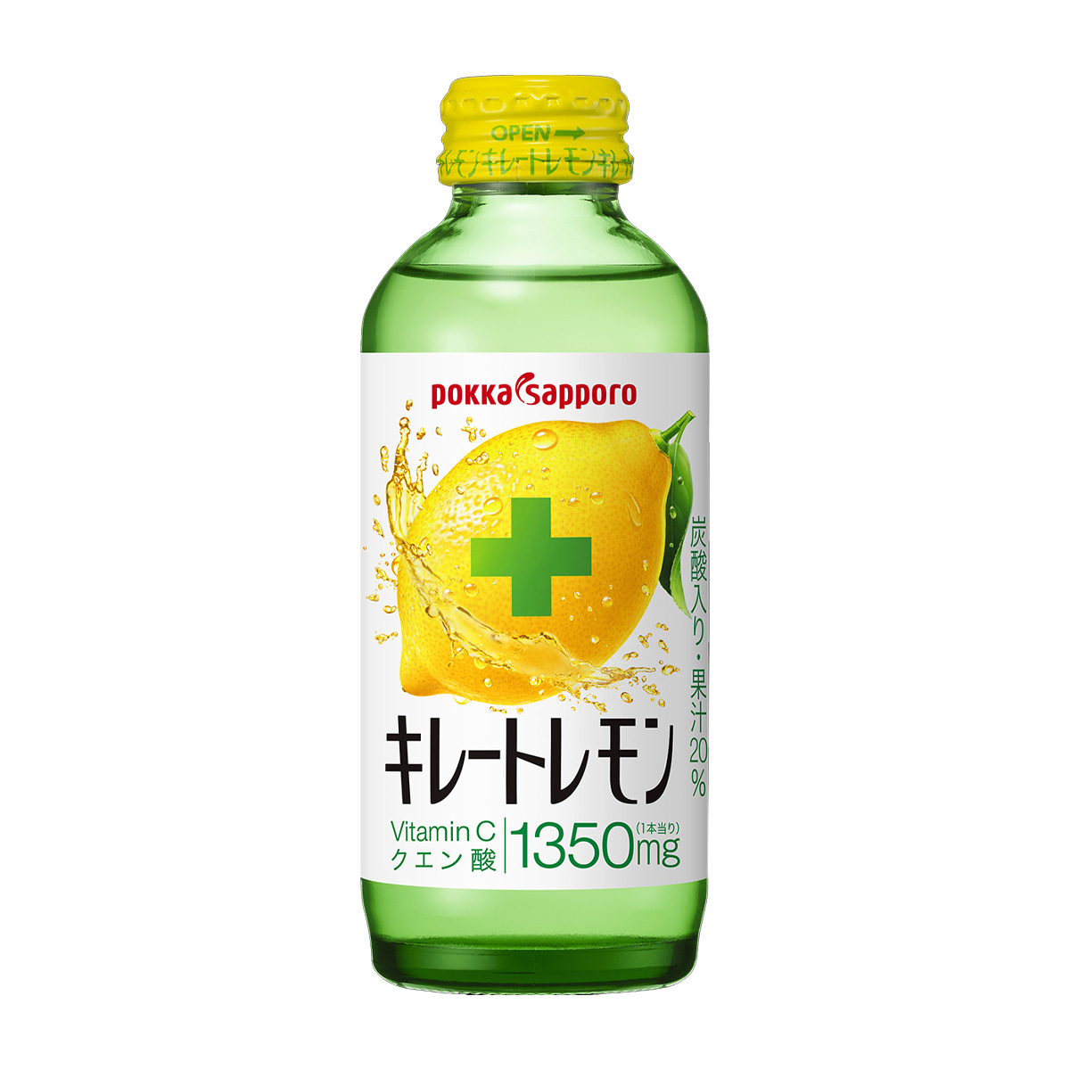 ポッカサッポロ　キレートレモン　瓶　１５５ｍｌ