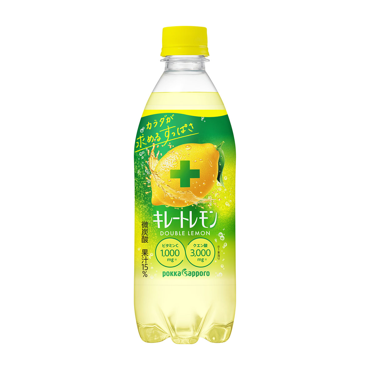ポッカサッポロ　キレートレモンＷレモン　５００ｍｌＰＥＴ　