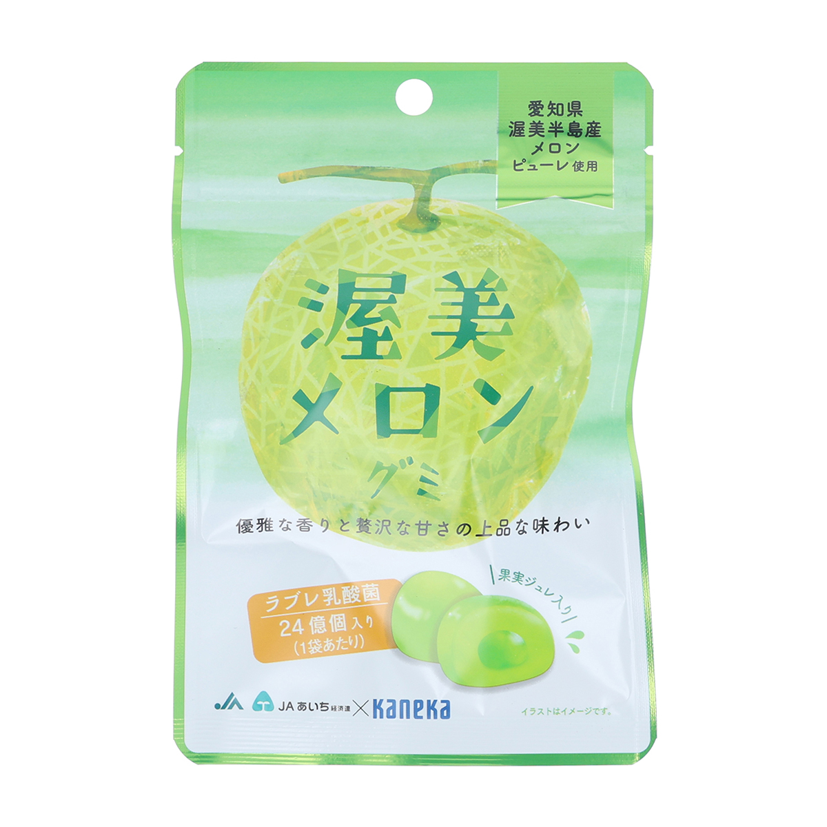 カネカ食品　渥美メロングミ　ラブレ乳酸菌入　４０ｇ