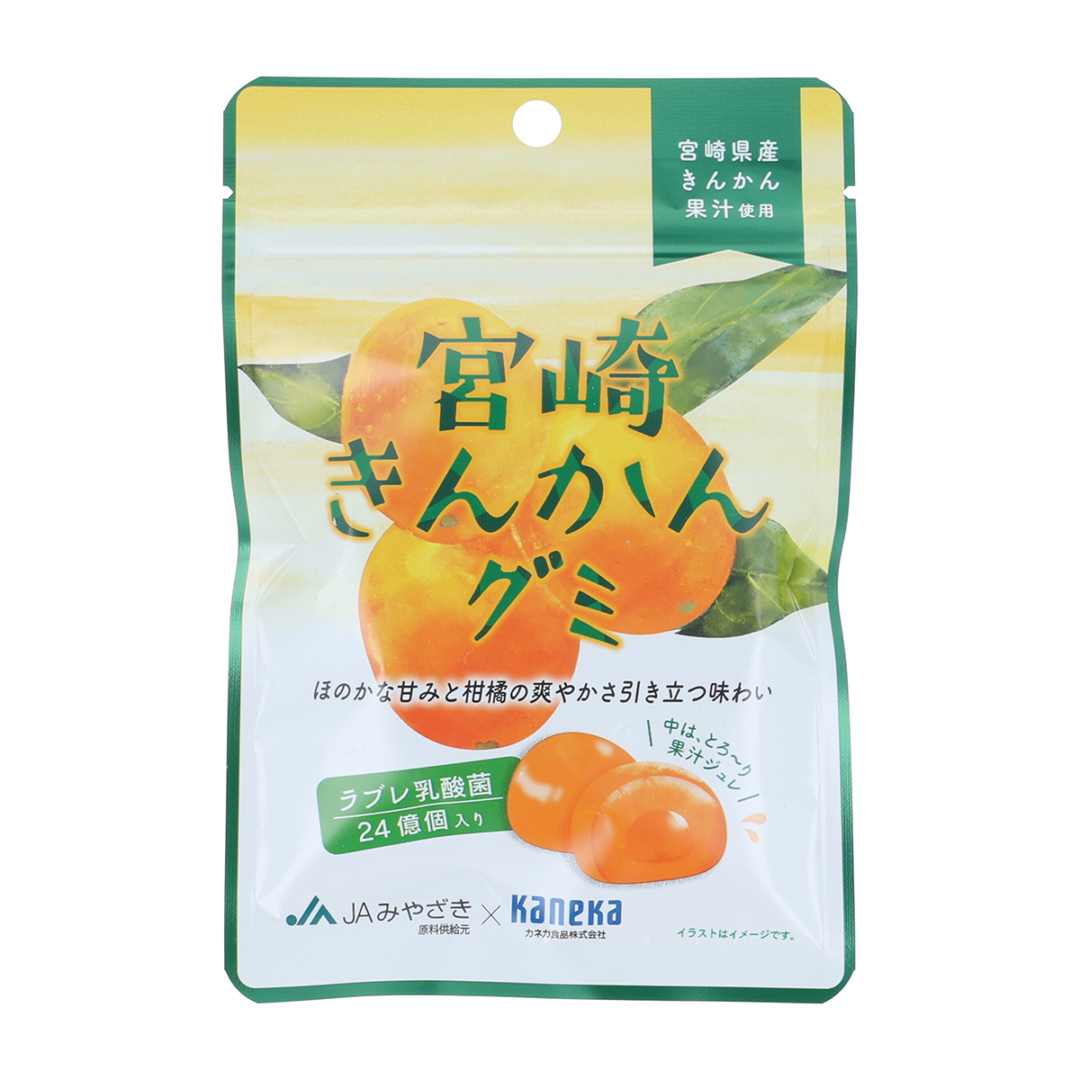 カネカ食品　宮崎きんかんグミ　ラブレ乳酸菌入　４０ｇ