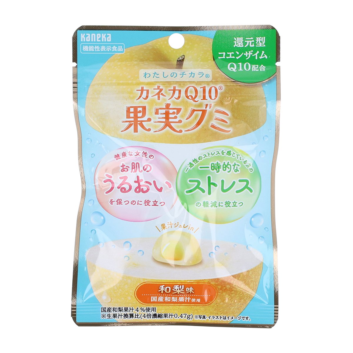 カネカ食品　カネカＱ１０果実グミ　和梨味　４０ｇ