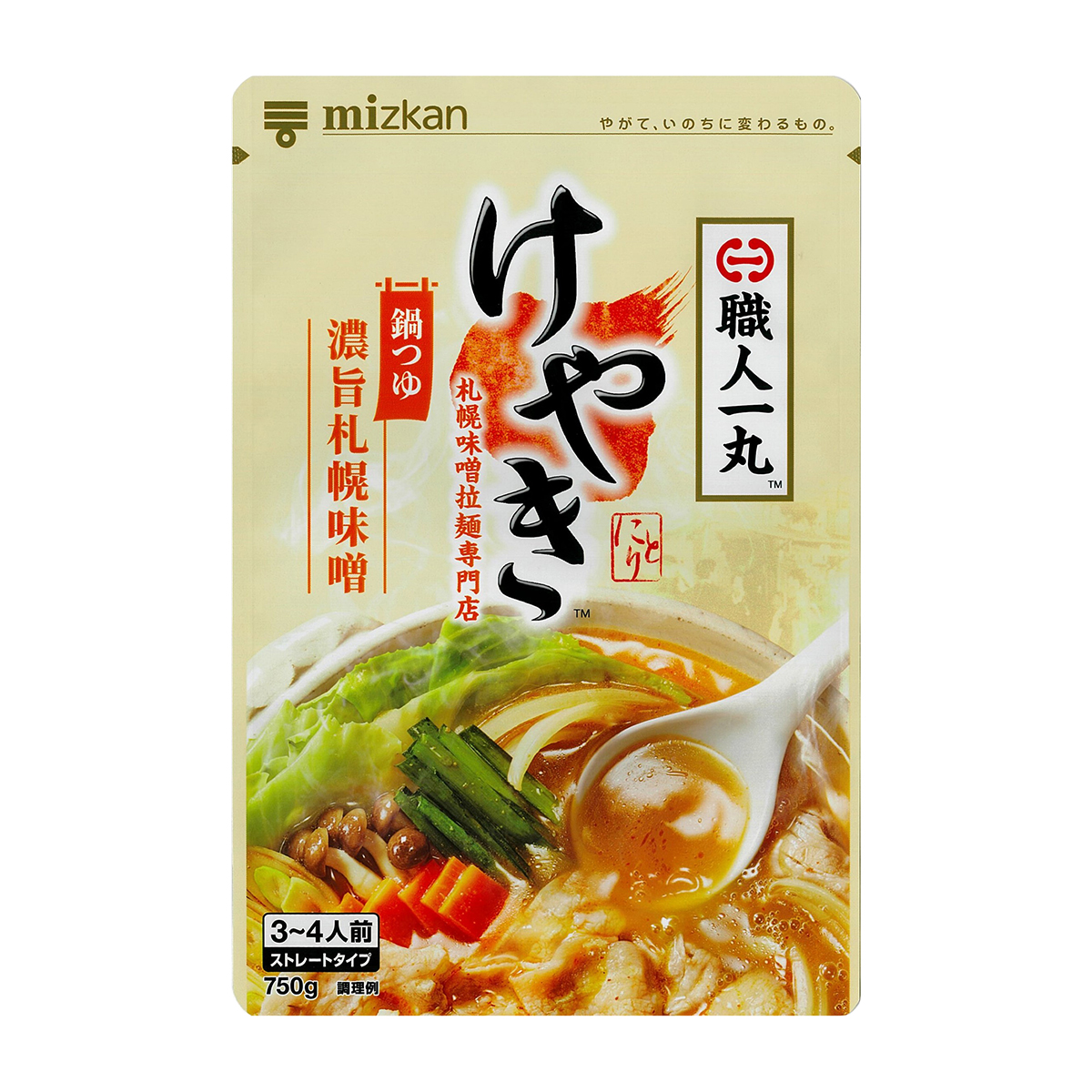 ミツカン　けやき監修　札幌味噌鍋つゆ　７５０ｇ