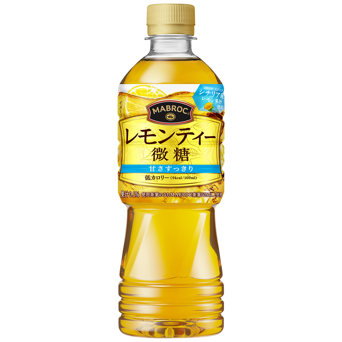 ポッカサッポロ マブロックレモンティー525mlPET 【ケース24本