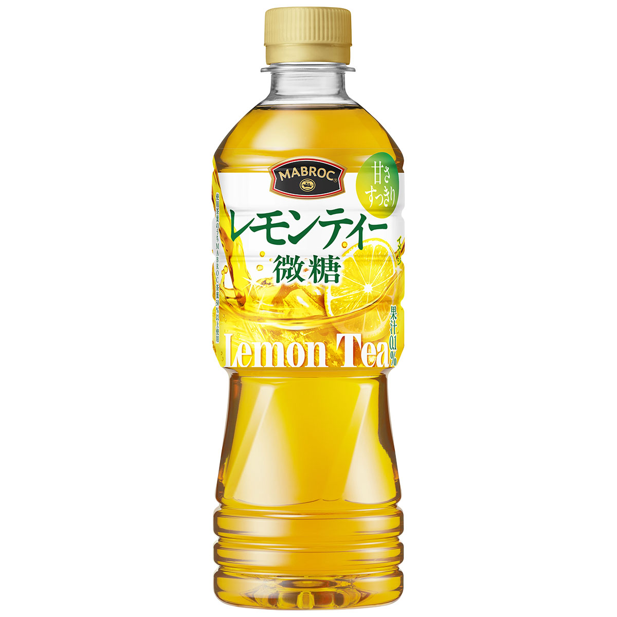 ポッカサッポロ マブロックレモンティー525mlPET 【ケース24本