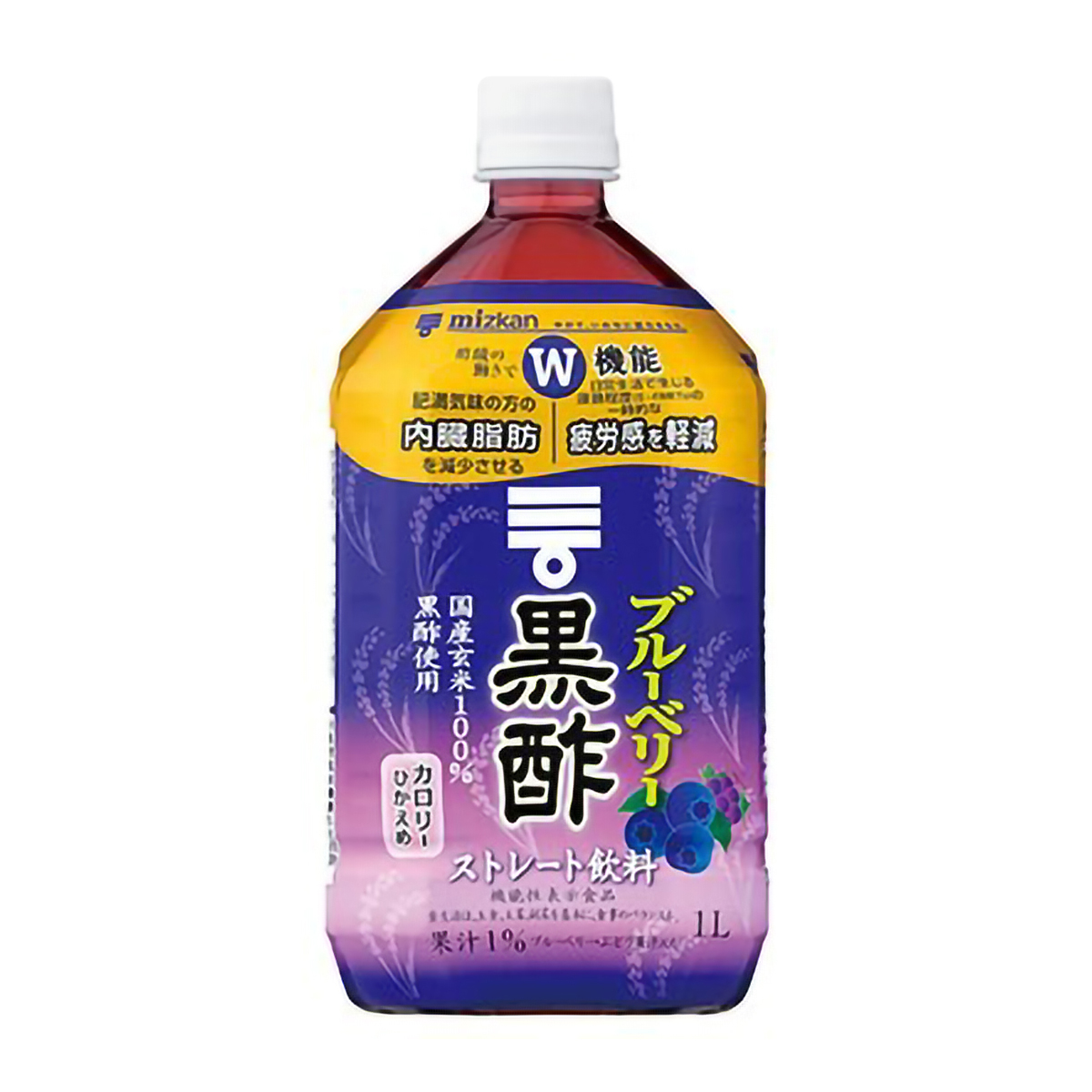 ミツカン ブルーベリー黒酢 ストレート1000ML 270630 | かぜとゆき