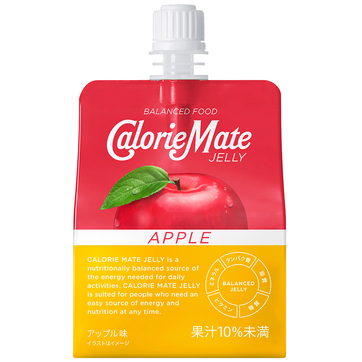 大塚製薬 カロリーメイト ゼリー アップル味 215g（ケース24個