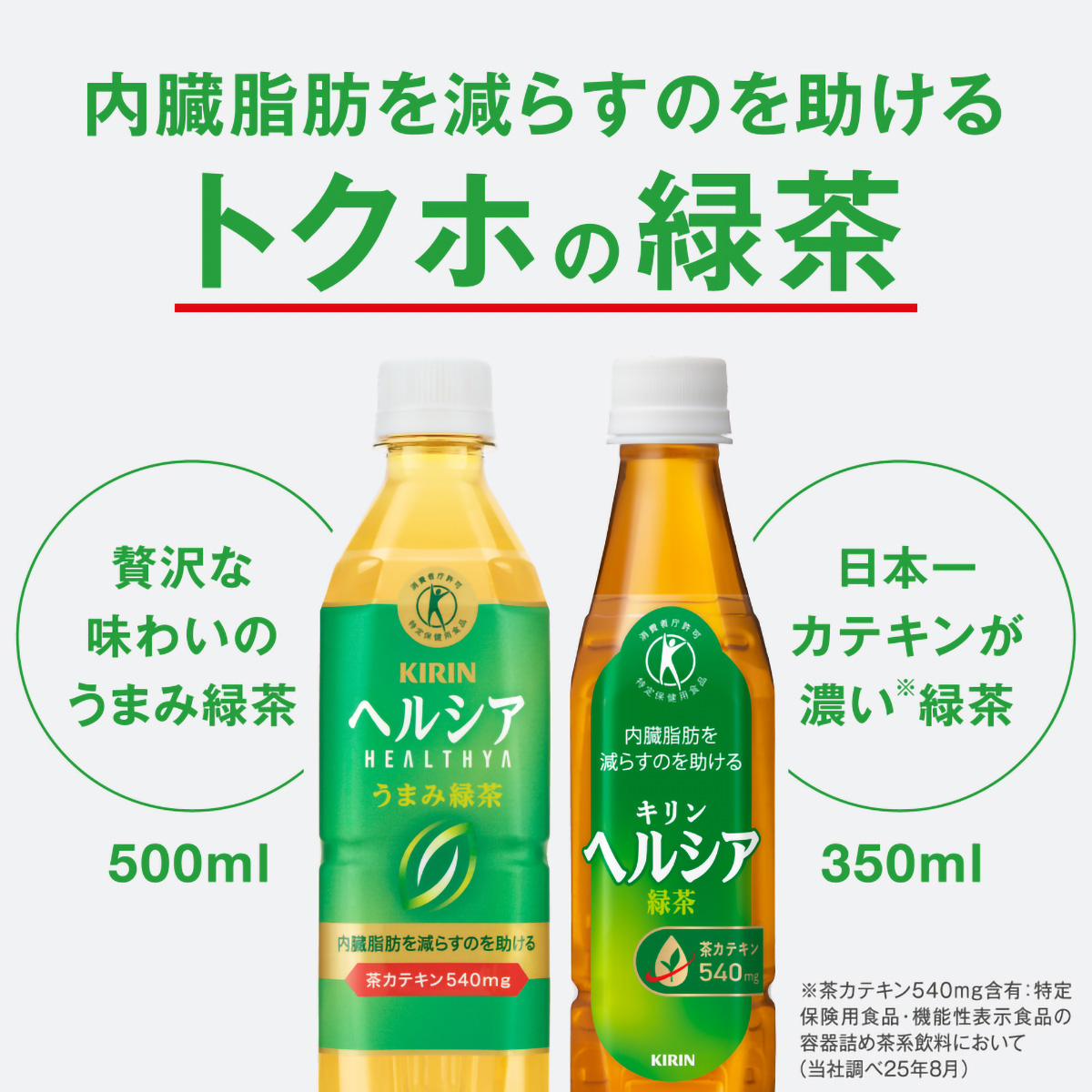キリン ヘルシア うまみ緑茶 500mlPET【ケース24本】 | かぜとゆき