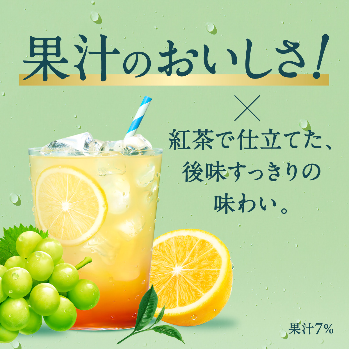 キリン 午後の紅茶 フルーツ＆アイスティー 白ぶどうとレモン 500ml