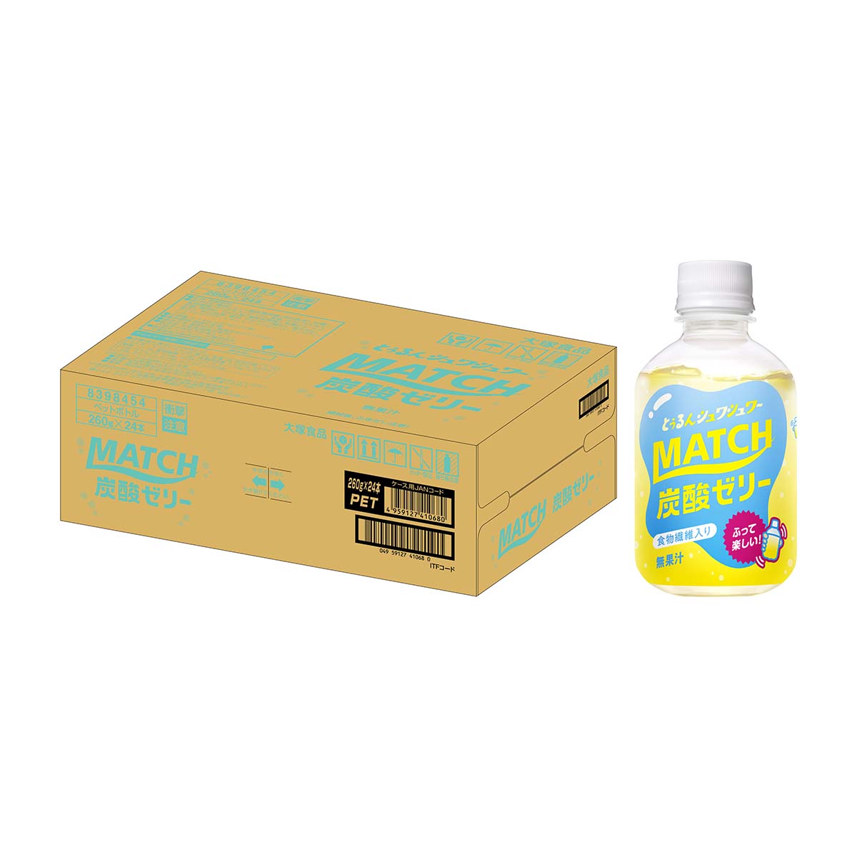 大塚食品 マッチゼリー 260gPET 【ケース24本】 270329 | かぜとゆき