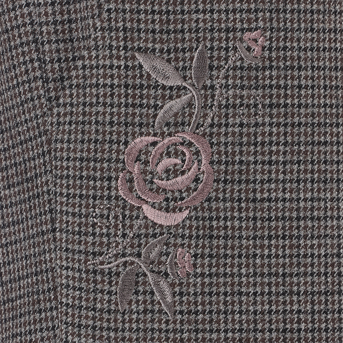 バラポケット刺繍ガンクラブ裏起毛柔らか総ゴムパンツ
