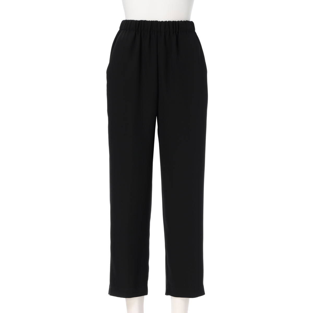 フォーマルブラック柔らか総ゴムパンツ