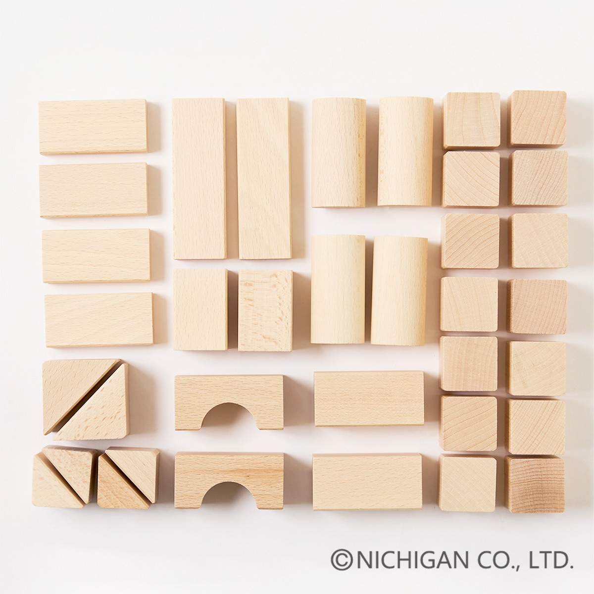 ブナのブロックス（袋つき）