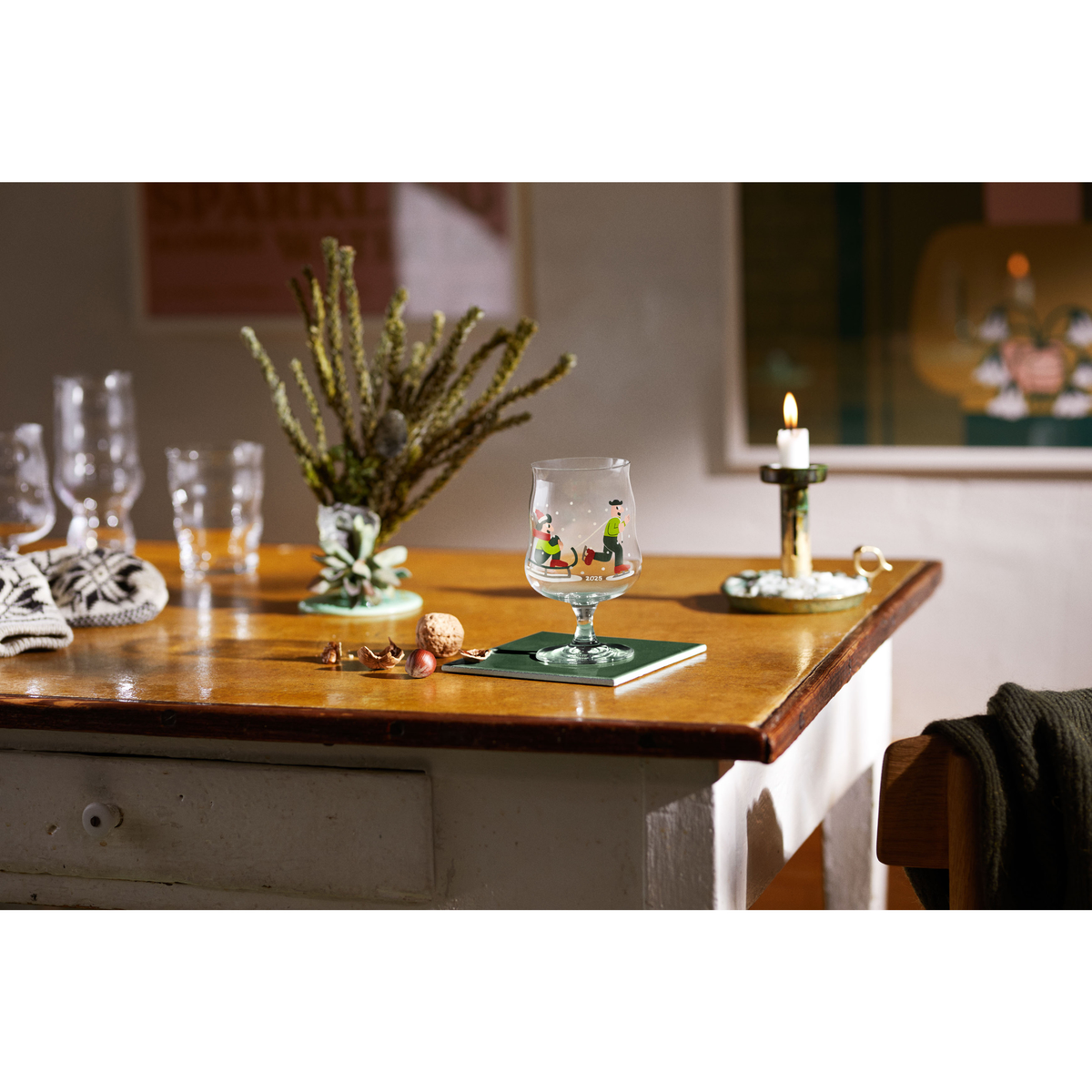 HOLMEGAARD×Mikkeller（ホルムガード×ミッケラー）ユニバーサル ビアグラス クリスマス 2025 400ml