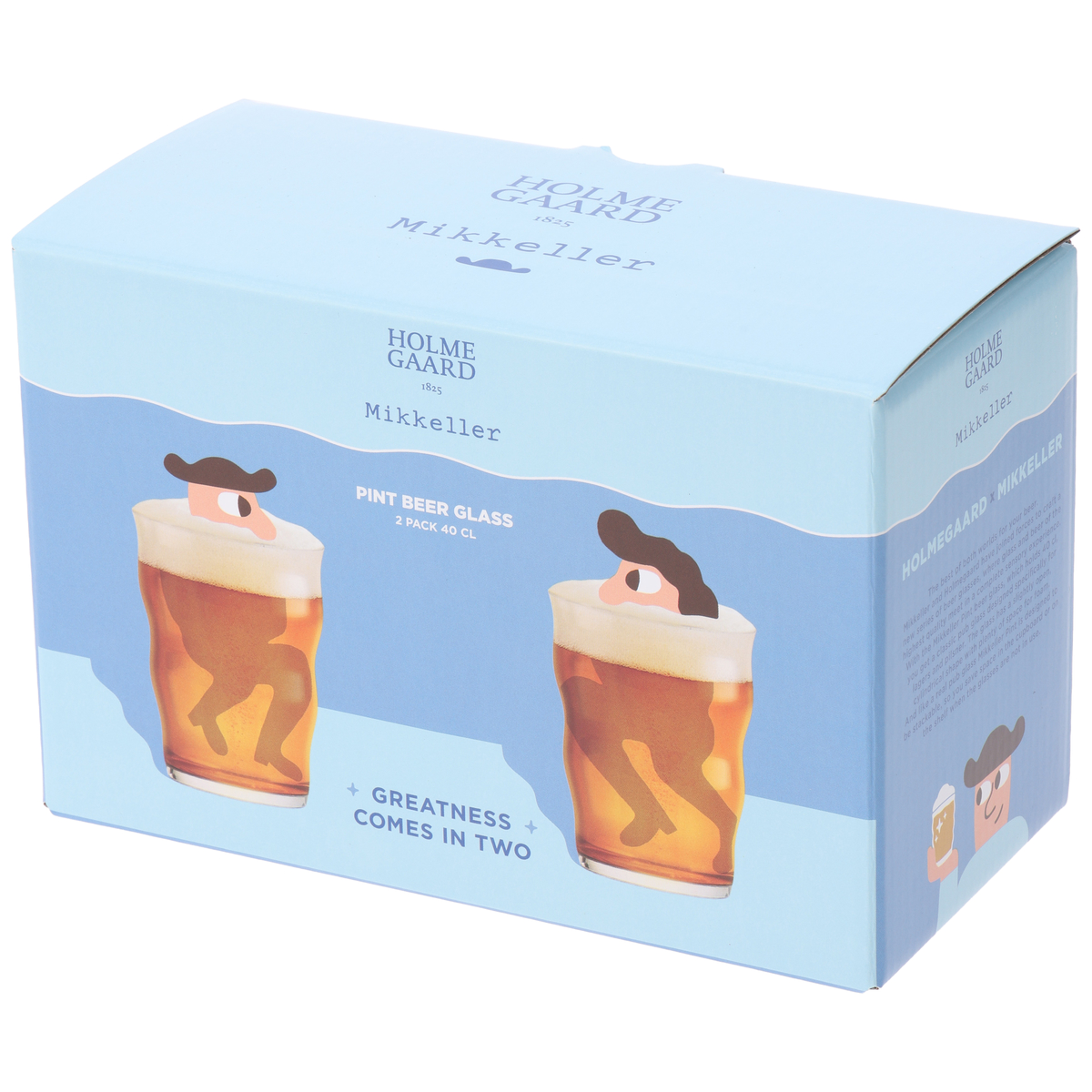 HOLMEGAARD×Mikkeller（ホルムガード×ミッケラー）PINT ビアグラス 400ml 2個入り