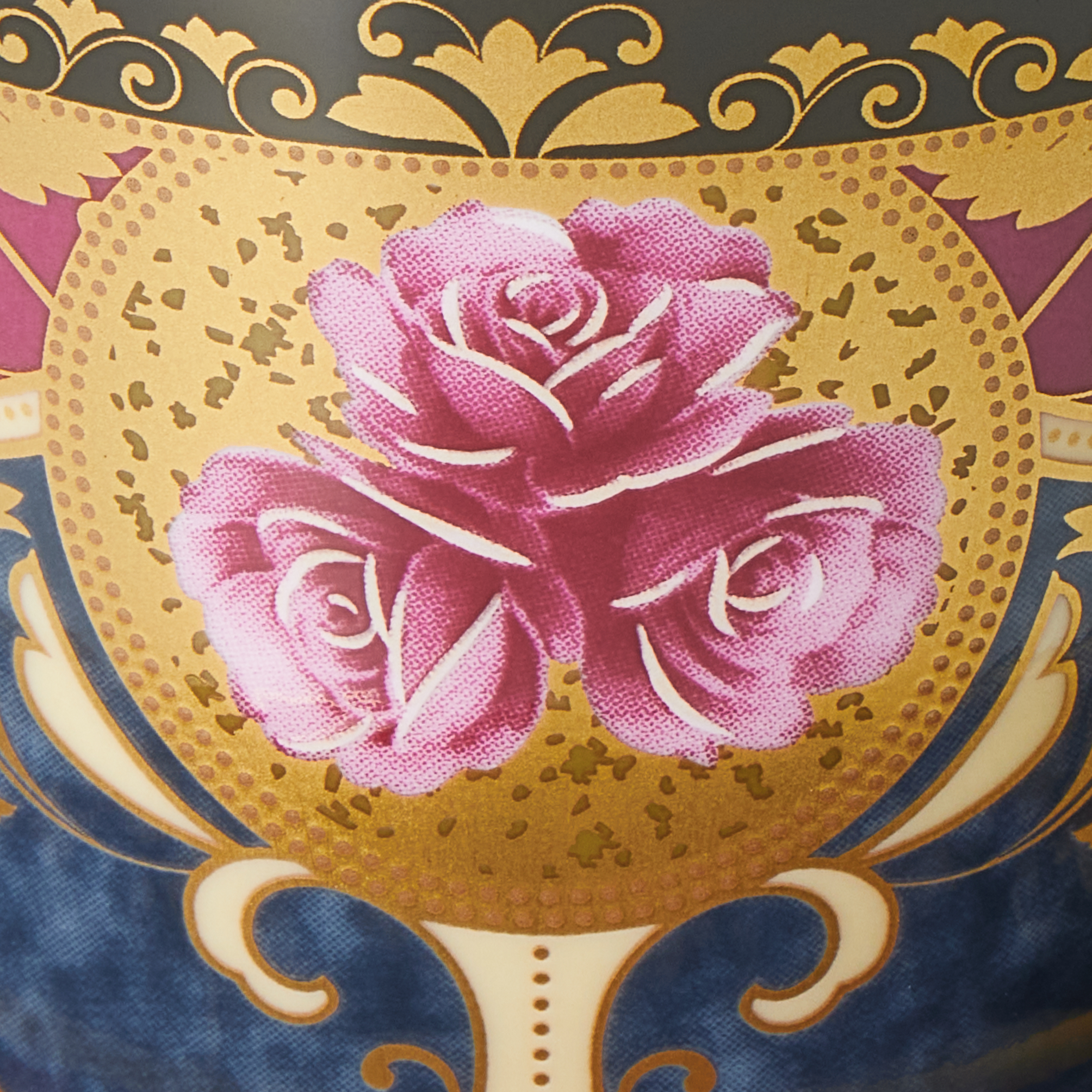 オマージュコレクション 色絵薔薇文/コーヒー碗皿