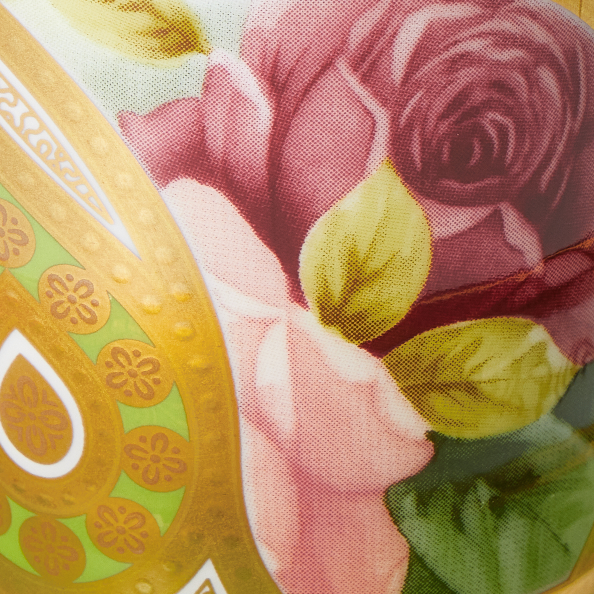オマージュコレクション 若草色絵薔薇文/コーヒー碗皿