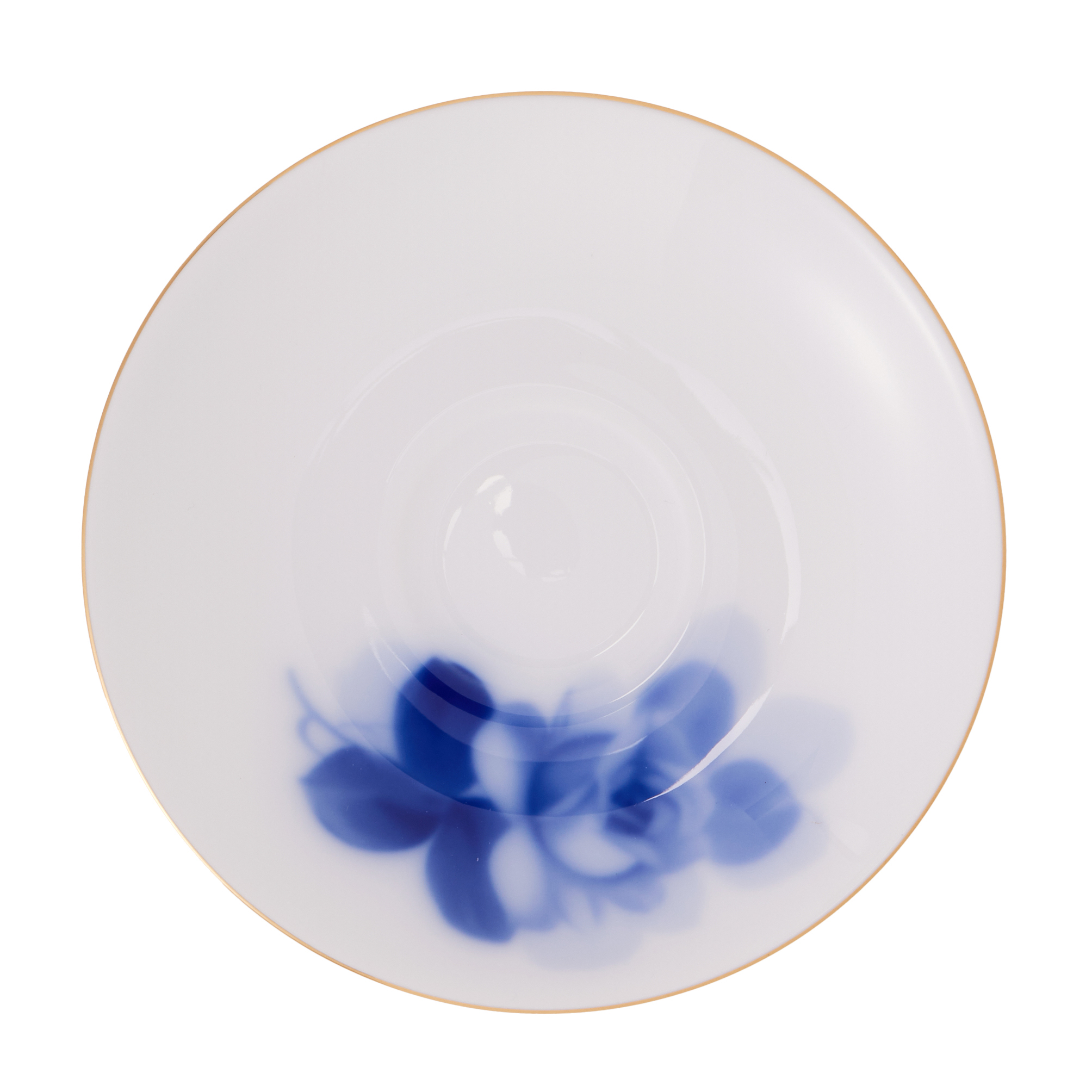 ブルーローズ/コーヒー碗皿 ペアセット