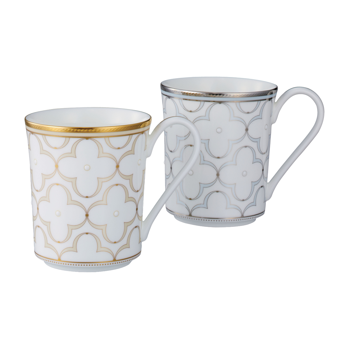 トレフォリオゴールド＆プラチナ マグカップペア（色変り）