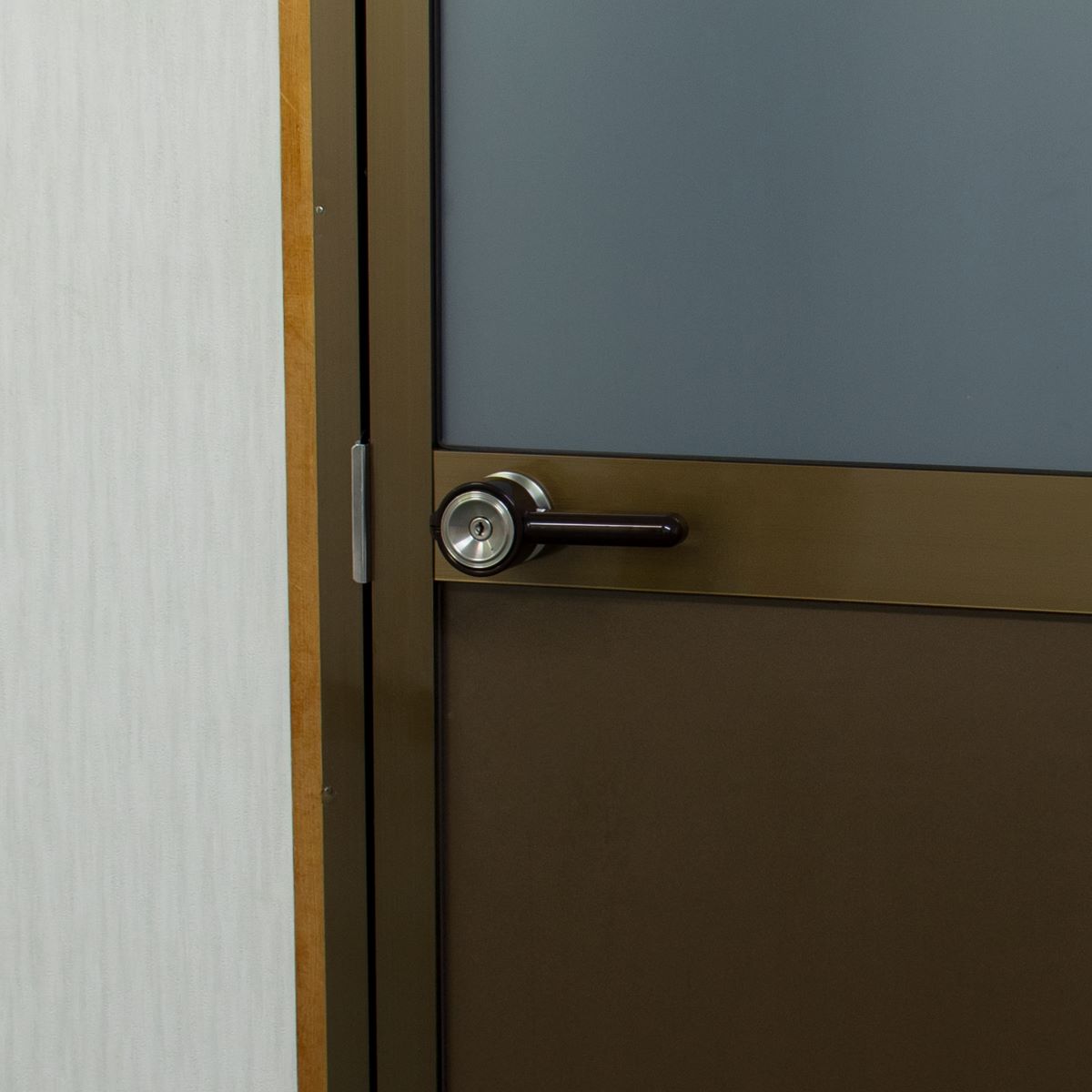 グリーンパル　ドアレバー　ブラウン