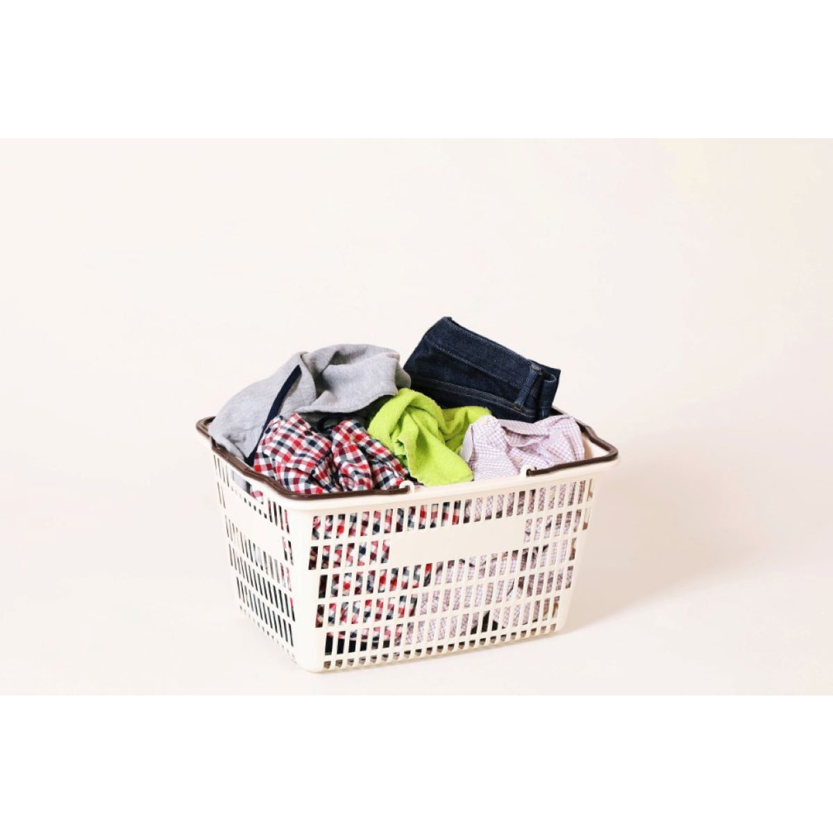 グリーンパル　お買い物かご　アイボリー