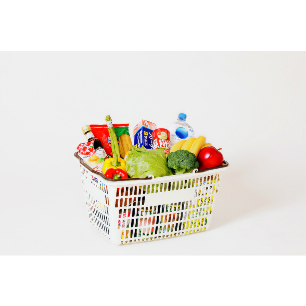 グリーンパル　お買い物かご　アイボリー