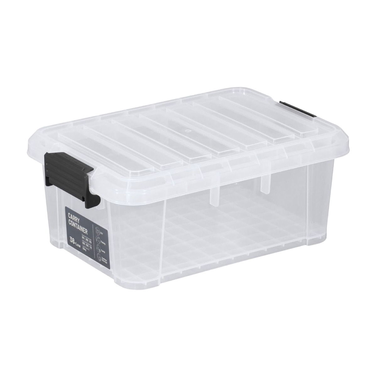 グリーンパル　キャリーコンテナ３８ロー　クリア