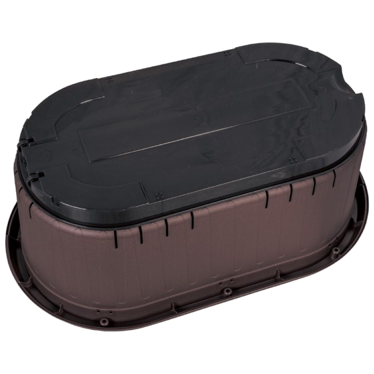 グリーンパル　エアスリットプランター６７０トレー付き　チョコブラウン