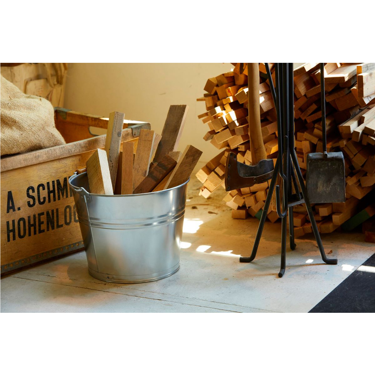 マルカ　ＳＢ－１３スチールバケツ１３型