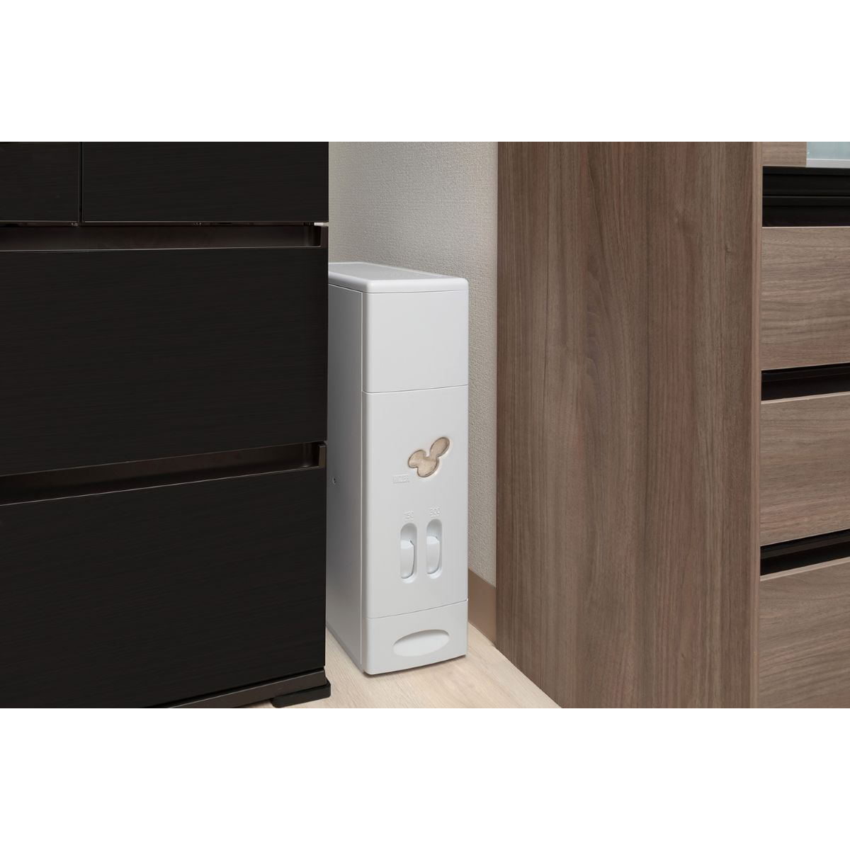 LIV PLUS　ハイザー無洗米対応計量米びつ２３ｋｇ　オフホワイト