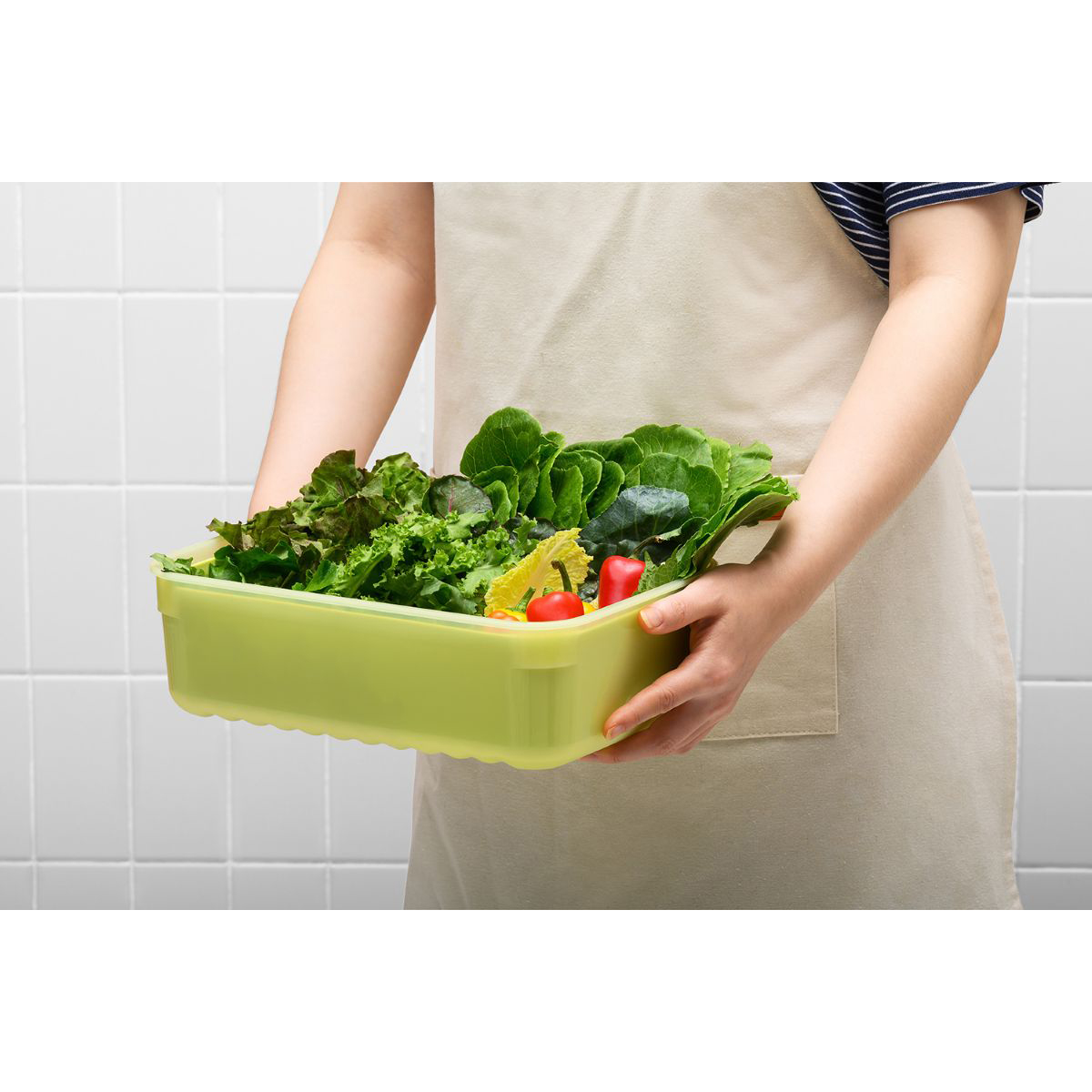 LIV PLUS　ロック＆ロック　キープフレッシュ　トレー付き　３．２Ｌ