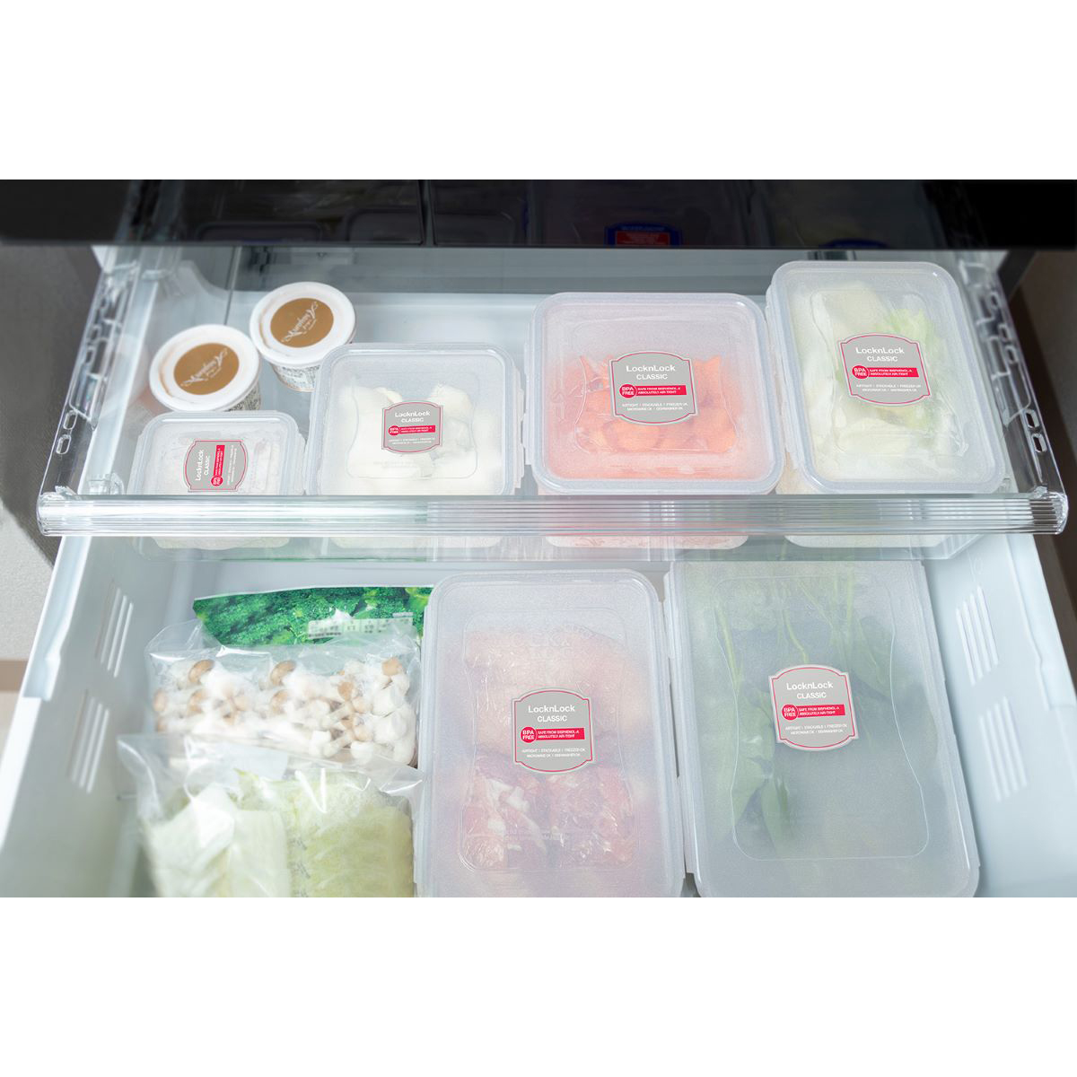 LIV PLUS　ロック＆ロック　クラシック　６００ｍｌ　グレー