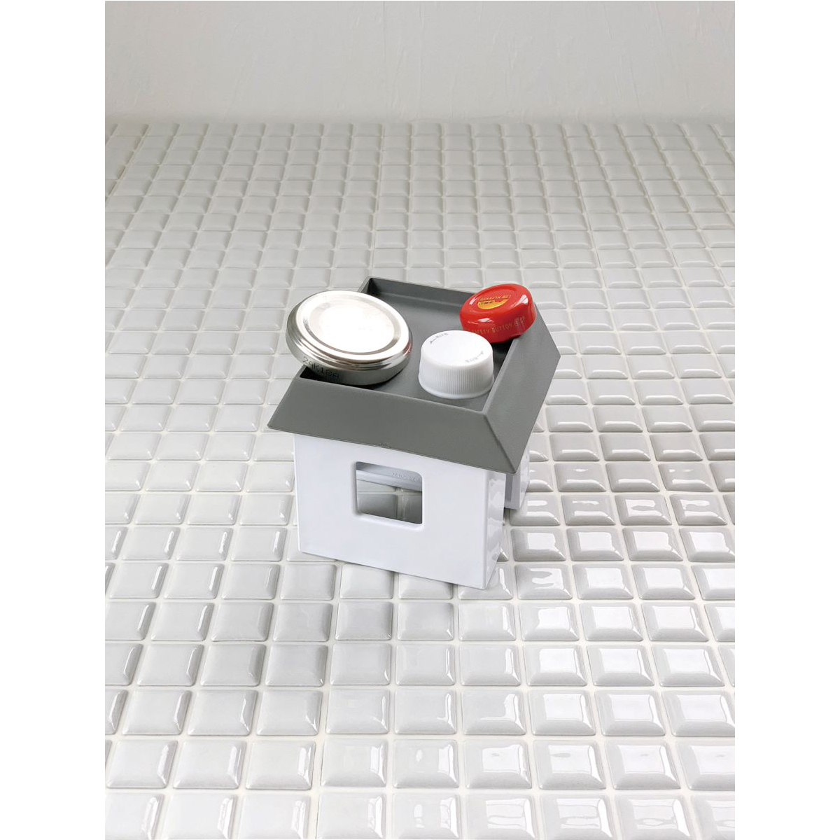 八幡化成　キッチン用多機能スタンド（アピュイ マルチスタンド）　グレー