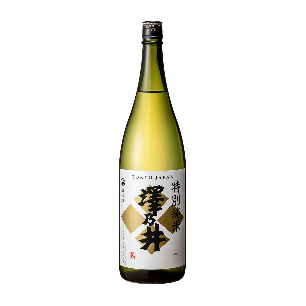 澤乃井 特別純米 1800ml 【日本酒 東京都】 | かぜとゆきオンライン