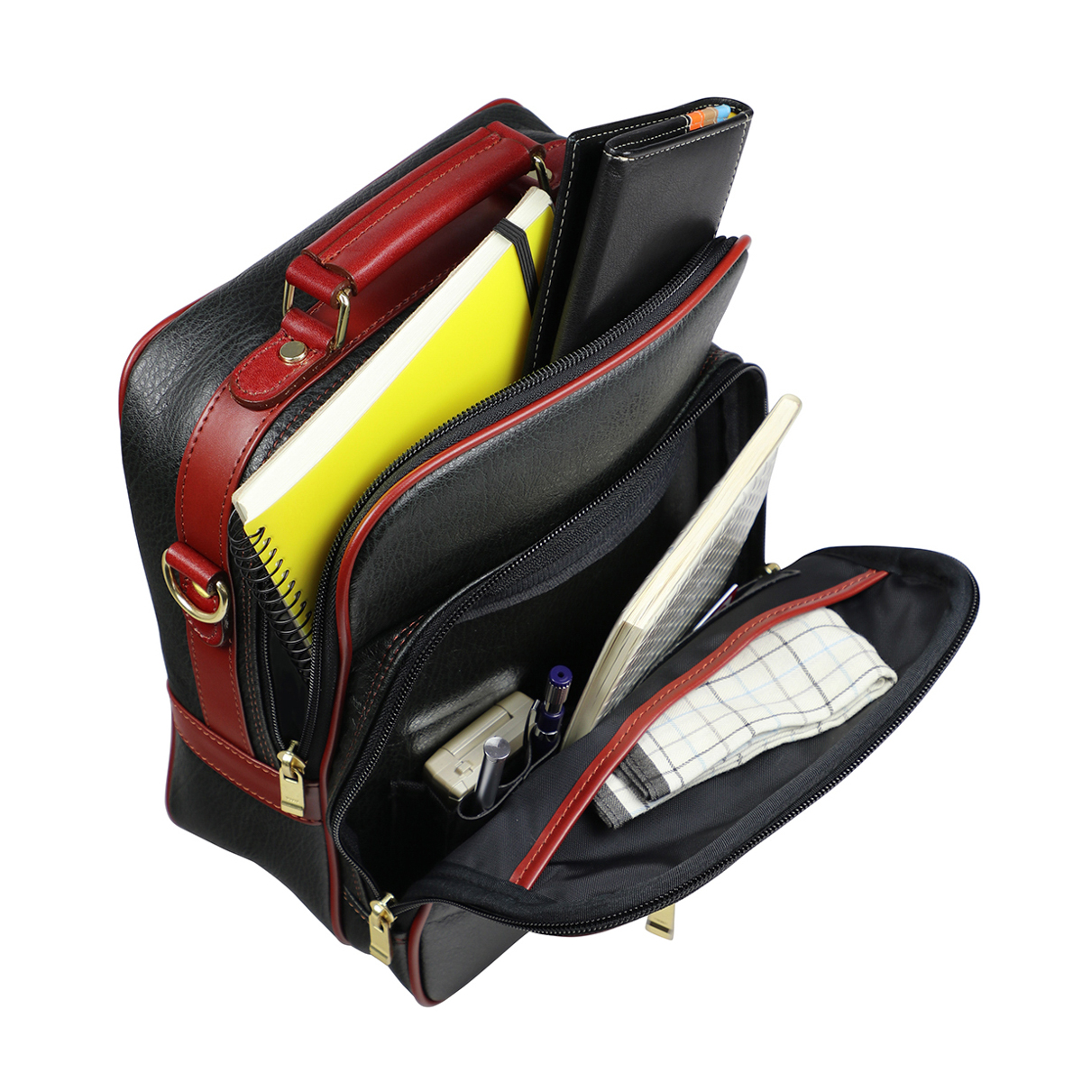 【豊岡工房】　縦型ショルダーバッグ