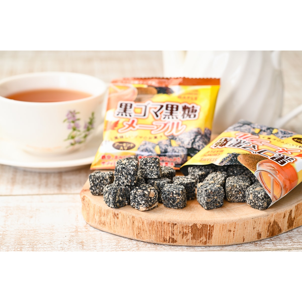セサミクランチ 黒ごま黒糖メープル 6袋 | かぜとゆきオンラインショップ
