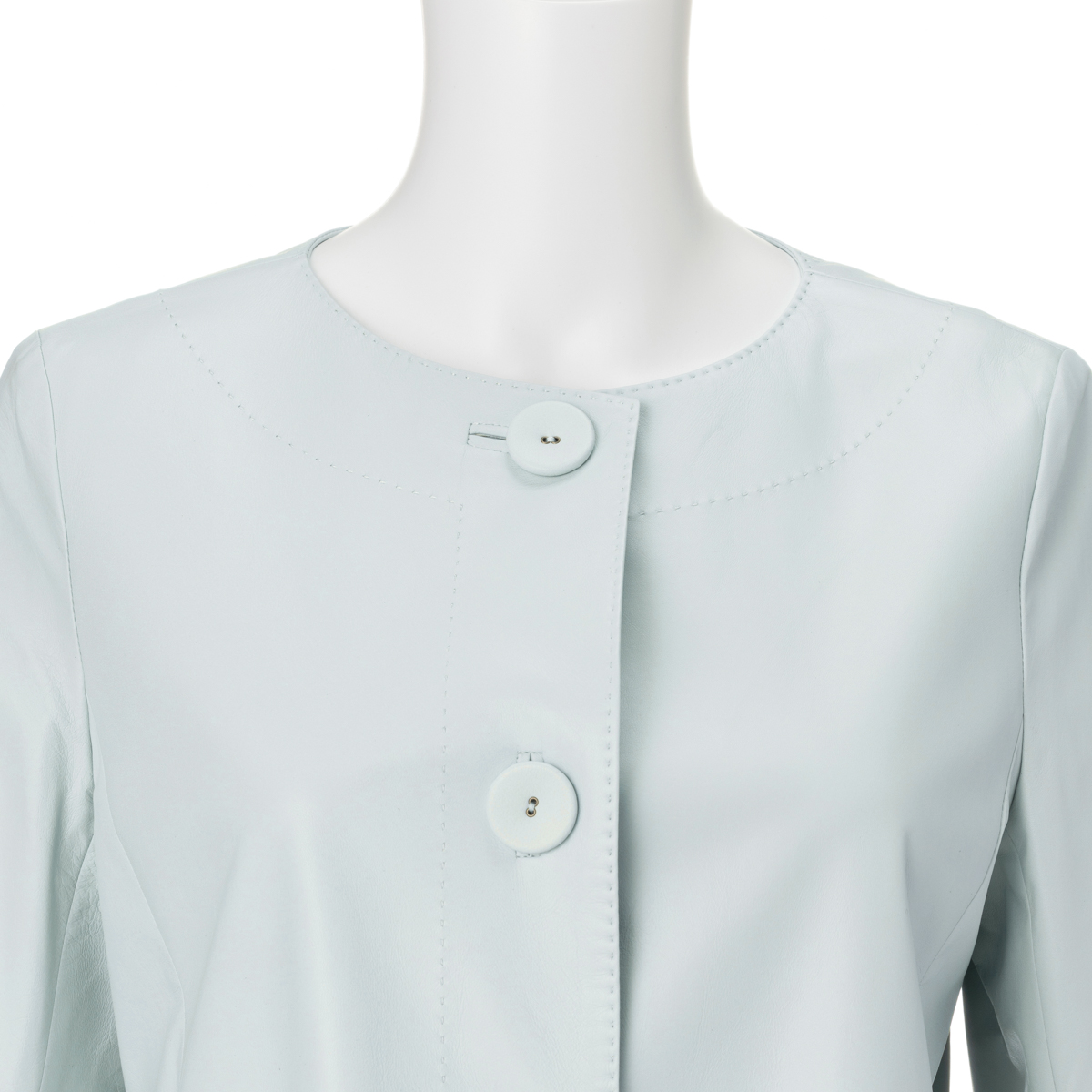 【ＶＯＬＡＴＡ】スペインラムレザーノーカラーコート