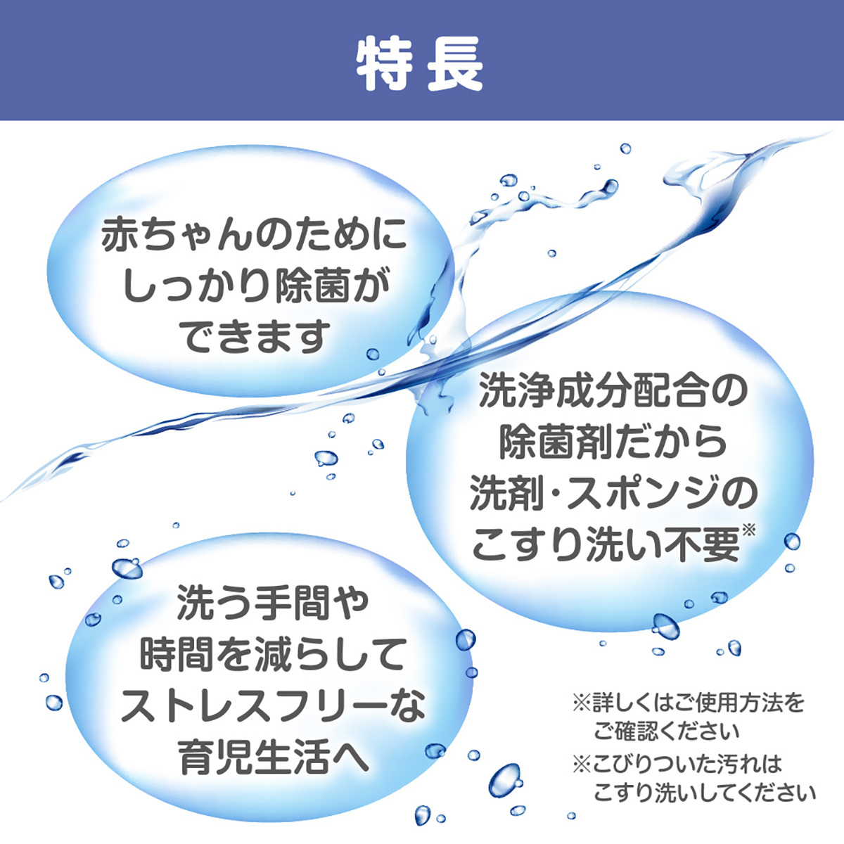 洗える除菌料　ミルクポンＷ　40包入